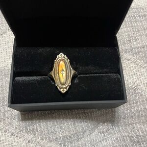 Avon Gold and Silver Oval Women's Ring